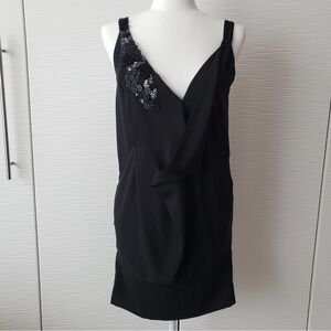 Black Dress with Sequin Detail